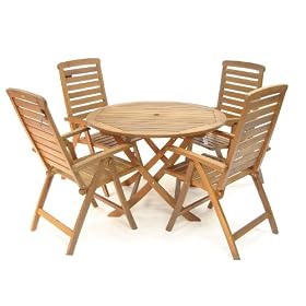 York Round 4 Seater Recliner Garden Furniture Set - BIG SALE - FREE DLIVERY