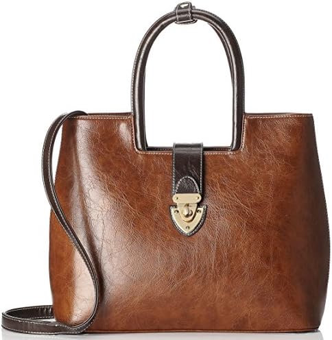 Mary Point Megan Vegan Leather Fox Coffee Handbag