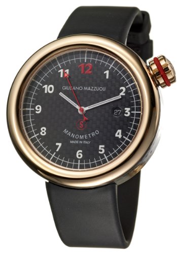 Giuliano Mazzuoli Manometro S Gold & Carbon Fiber Men's Watch 7470PGC-510FABL