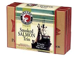 SeaBear Smoked Salmon Trio, 18-Ounce Box