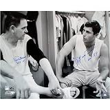 Carl Yastrzemski and Dick Williams Boston Red Sox - in Locker Room - Autographed 16x20 Photograph with HOF Inscriptions