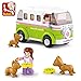 Sluban Building Block Girl's Dream of Station Wagon B0523 158pcs 1dolls