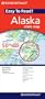 Alaska State Map (Rand McNally Easy to Read!)