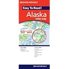 Rand McNally Easy to Read! Alaska State Map by Rand McNally and Company