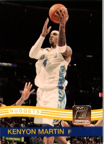 2010 / 2011 Donruss # 118 Kenyon Martin Denver Nuggets NBA Trading Card- In Protective Screwdown Case!