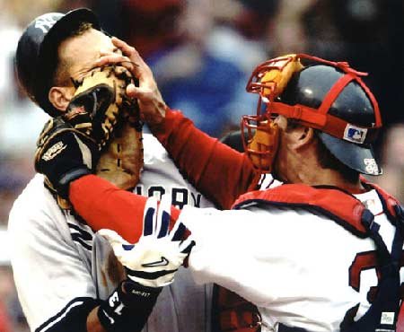Option #7: Boston Red Sox Jason Varitek & ARod Alex Rodriguez fight - 16