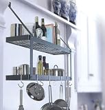 Review Enclume  / Double Bookshelf Rack - Chrome, Chrome