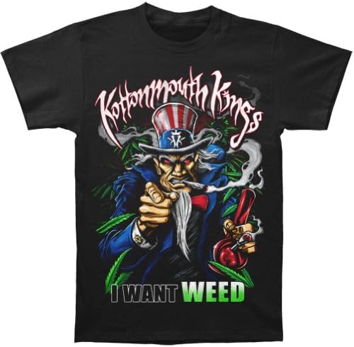 Kottonmouth Kings Men's I Want Weed T-shirt Small Black