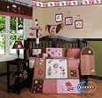 Boutique Brand New GEENNY LadyBug Flower 13PCS CRIB BEDDING SET