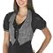 Anna Sui for Target&reg; Acrylic Glencheck Plaid Vest - Black/Gray