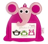 3 Sprouts Photo Frame, Pink Elephant
