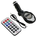 GSI Super Quality In-Car Wireless Hands-Free FM Modulator-Transmitter for MP3/MP4/iPod/CD/DVD Players - SD/Memory Card/Fla...