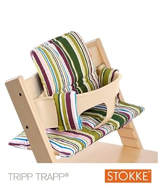 tripp trapp highchair cushion - fresh stripe