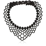Nervous System Radial I Black Felt Necklace