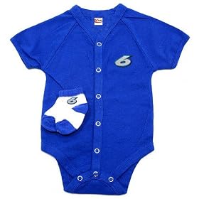 nascar baby clothes 6 Mark Martin Creeper Booties