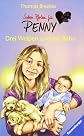 Drei Welpen und ein Baby