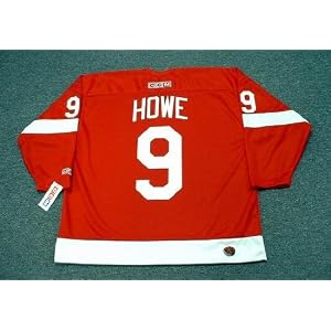 Buy GORDIE HOWE Detroit Red Wings CCM Throwback Home Hockey Jersey