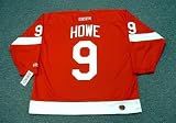 GORDIE HOWE Detroit Red Wings CCM Throwback Home Hockey Jersey, Large