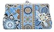 Vera Bradley Clutch Wallet in Bali Blue