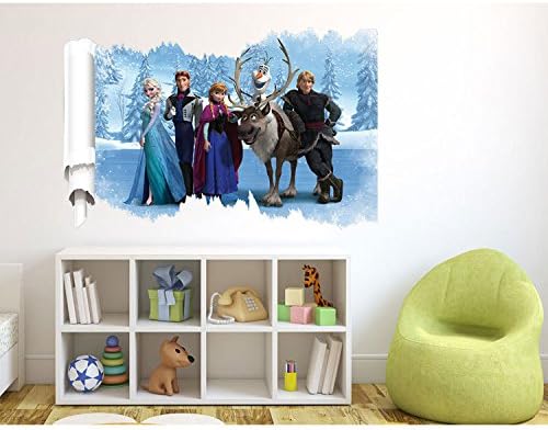 Frozen Snow Peel And Stick Giant Wall Decals Stickers,27''X20'',6001
