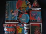 Pokemon Birthday Party Supplies Set For 16!