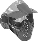 Airsoft Mesh Tactical Mask Airsoft Goggles - Black