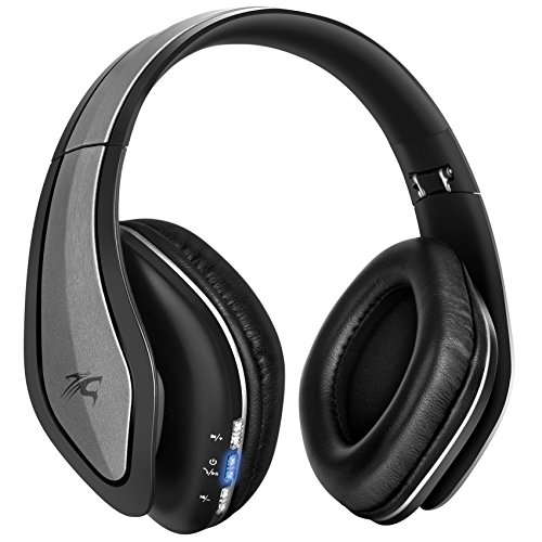 Sentey Bluetooth Headphones Headset with Microphone Wireless Improved Audio Driver Audiophile Hard Carrying Case and Audio Cable Inc Ls-4560 H9 Pro for Pc Mac SmartPhones Computers Men Kids Girls