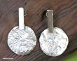 Earrings, 'Moon Valley' 1.6" W 0.9" L Earrings, 'Moon Valley' 1.6" W 0.9" L