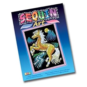 Sequin Art� Golden Stallion