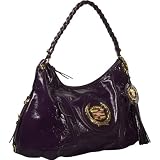Ashley M Cadillac Large Patent Hobo Bag
