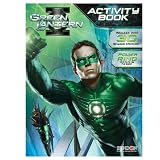 Green Lantern Activity Book with Stickers and Crayons (8) Party Supplies
