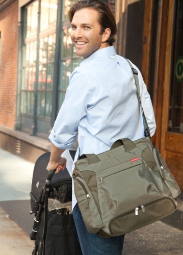 Imagen 5 de Skip Hop Bento - Bolso para pañales y cambiador, color verde