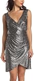 Jump Juniors' Print Ity Surplus Dress With Faux Wrap