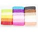 Ema Jane - 1.5 Inch Super Soft Baby Girl Crochet Headbands (16 Total) - New Born, Toddlers, Girls, Hairband (Flowers Not Included)