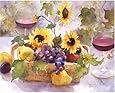Magic Slice Non-Slip Flexible Cutting Board, Gourmet Size 12" x 15", Summer Wine by Judy Buswell