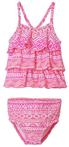 BeautyIn Baby Girls Swimwear Halter Two Piece Suit Cute Ruffle Bathing Suit