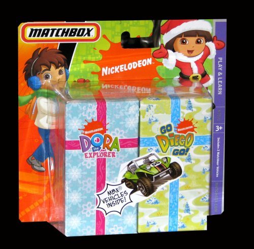 Matchbox Nickelodeon Diego & Dora 2008 Holiday MBX Cars-image