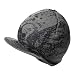 Pointe Embroidered Skull Wing Grey Man Woman Soft Winter Hat Cuffed Visor Knit Beanie Snowboard Ski Jeep Cap