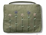 Bible Cover Beaded Flowers X-large