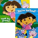 Dora the Explorer Invitations and Thank You Notes 16pc