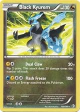 Boundaries Crossed BLACK KYUREM 100/149 rare Pokemon card