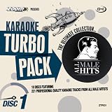 Zoom Karaoke CD+G Turbo Pack - All Male - 10 Discs [Card Wallets]