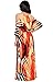 KOH KOH Womens Long One Shoulder Sexy Summer Printed Flowy Gown Boho Maxi Dress