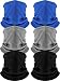 6 Pack Fleece Neck Warmer Gaiter Mask Thick Thermal Windproof Ski Neck Gaiter for Unisex