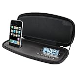 iHome Portable Stereo Alarm Clock for iPhone/iPod (Black)