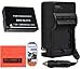 DMW-BLD10 Battery and battery Charger for Panasonic Lumix DMC-GX1 DMC-GF2K DMC-G3K DMC-TS2A Digital Camera + More!!