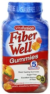 Vitafusion Fiber Gummies, Sugar Free, 90-Count Bottle