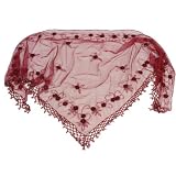 Handmade Bead Mesh Formal Shawl Party Wrap Scarf