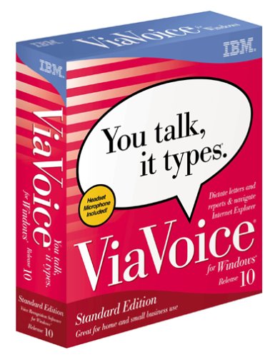 Software: IBM VIAVOICE Standard v.10