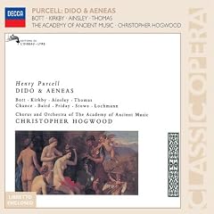 Purcell : Dido & Aeneas (Didon et En�e) -  Bott, Kirkby, Ainsley, The Academy of Ancient Music , Christopher Hogwood